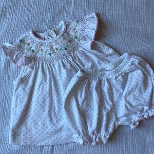 Smocked Bloomer Set